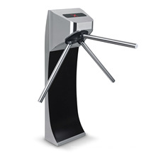 Metro Station Entry Control Electronic Security Tripod Turnstile Stainless Steel Barrier